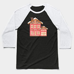 Red house watercolor Baseball T-Shirt